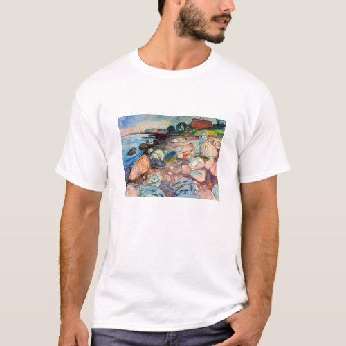 Edvard Munch _ Shore with Red House T_Shirt