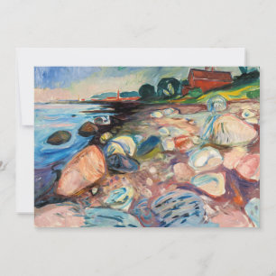 Edvard Munch - Shore with Red House Thank You Card