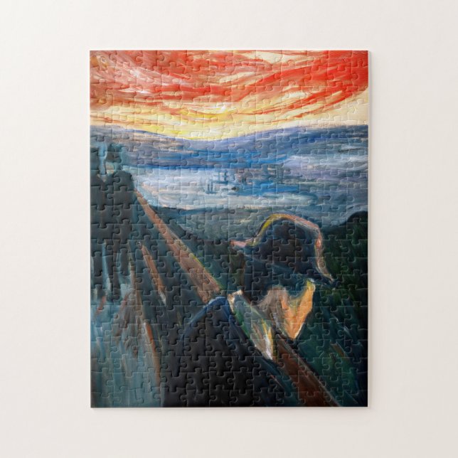 Edvard Munch - Sick Mood at Sunset, Despair 1892 Jigsaw Puzzle (Vertical)