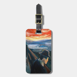Edvard Munch - Sick Mood at Sunset, Despair 1892 Luggage Tag