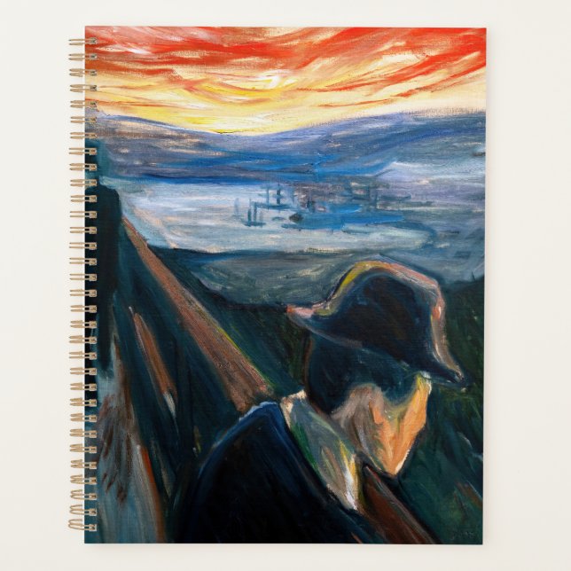 Edvard Munch - Sick Mood at Sunset, Despair 1892 Planner (Front)