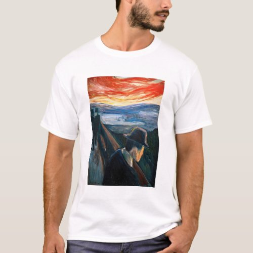 Edvard Munch _ Sick Mood at Sunset Despair 1892 T_Shirt