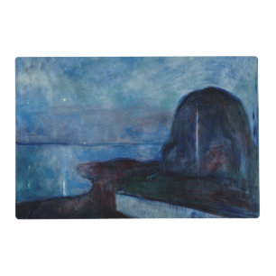 Edvard Munch - Starry Night 1893 Placemat