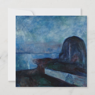 Edvard Munch - Starry Night 1893 Thank You Card