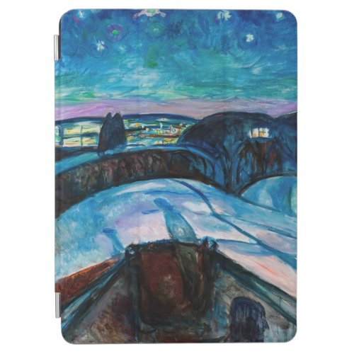Edvard Munch _ Starry Night 1922 iPad Air Cover
