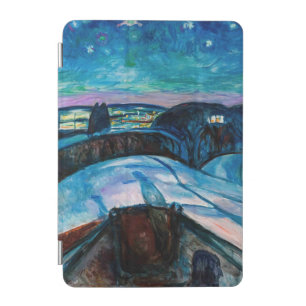 Edvard Munch - Starry Night 1922 iPad Mini Cover