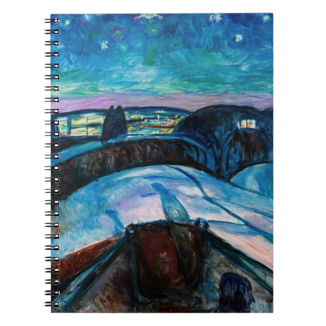 Edvard Munch - Starry Night 1922 Notebook (Front)