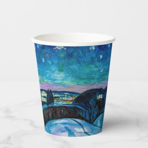 Edvard Munch _ Starry Night 1922 Paper Cups
