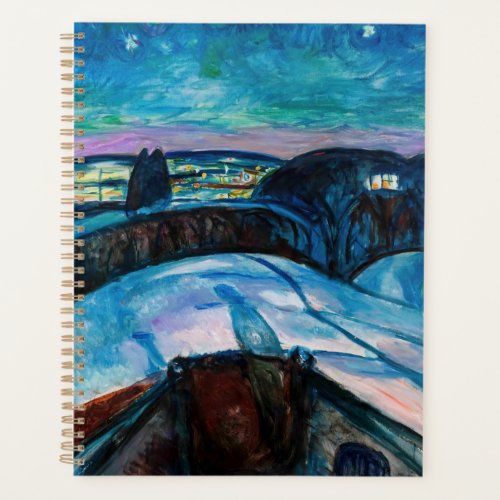 Edvard Munch _ Starry Night 1922 Planner