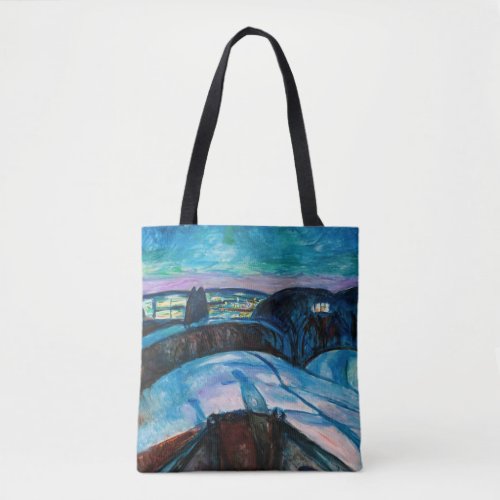 Edvard Munch _ Starry Night 1922 Tote Bag