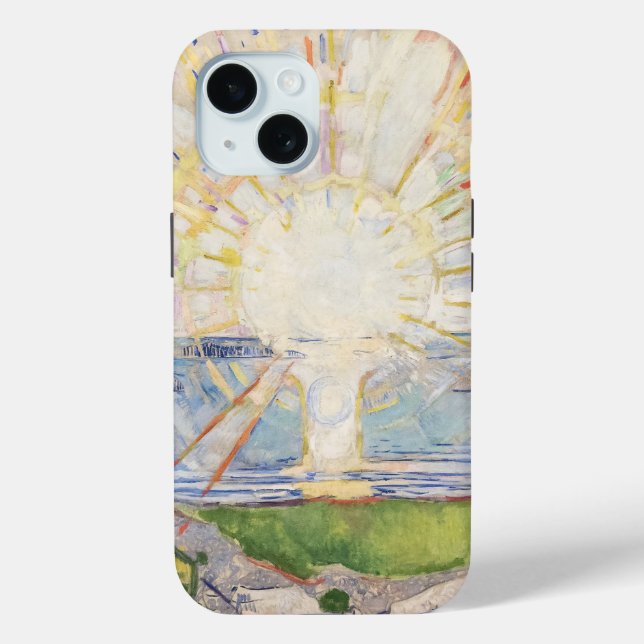 Edvard Munch Sunrise Art Nouveau Expressionism Case-Mate iPhone Case (Back)