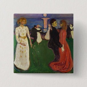 Edvard Munch - The Dance of Life Button