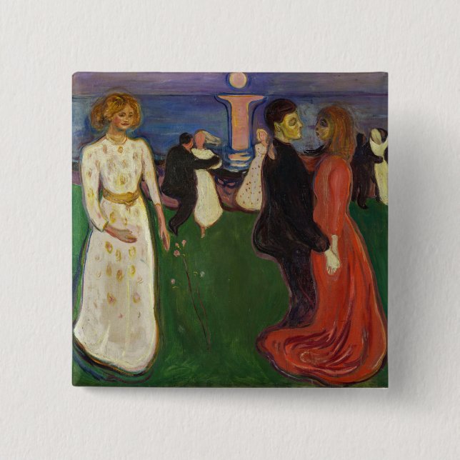 Edvard Munch - The Dance of Life Button (Front)