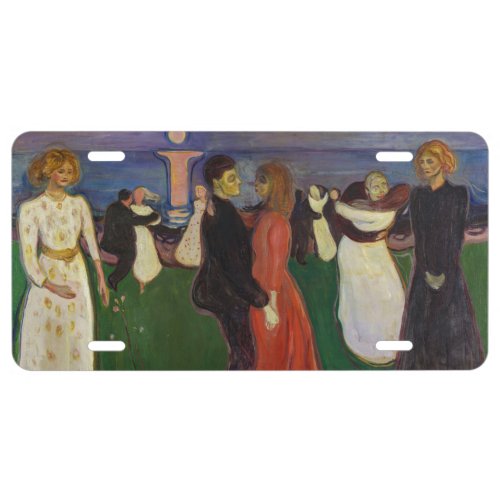 Edvard Munch _ The Dance of Life License Plate