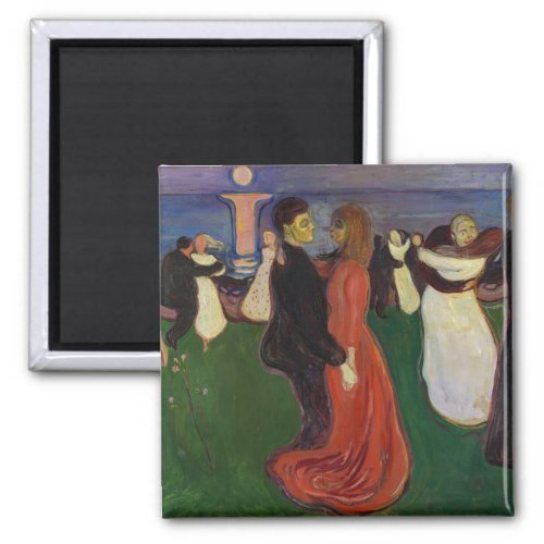 Edvard Munch _ The Dance of Life Magnet