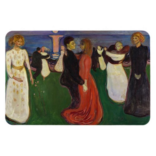 Edvard Munch _ The Dance of Life Magnet