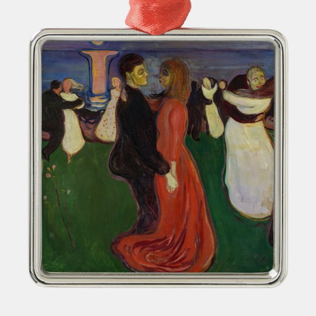 Edvard Munch - The Dance of Life Metal Ornament (Front)