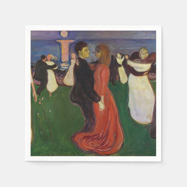 Edvard Munch - The Dance of Life Napkins (Front)