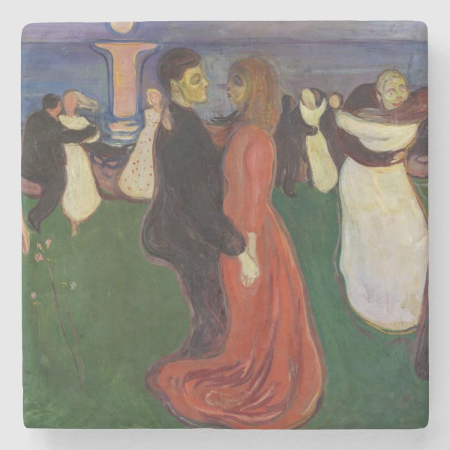 Edvard Munch - The Dance of Life Stone Coaster (Front)