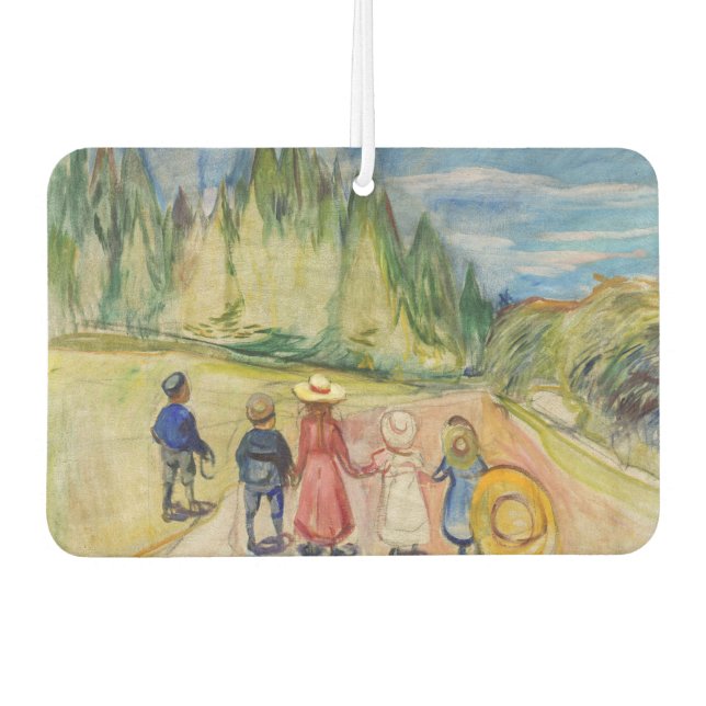 Edvard Munch - The Fairytale Forest Air Freshener (Front)