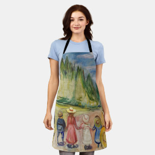 Edvard Munch - The Fairytale Forest Apron