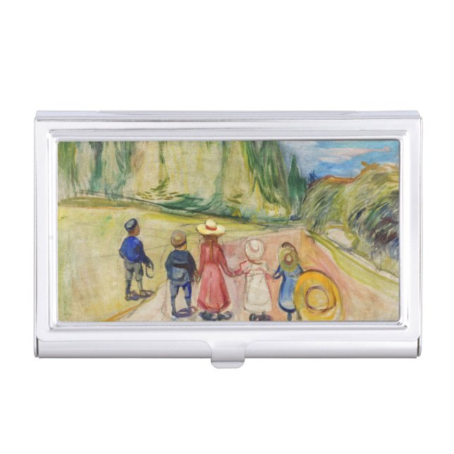 Edvard Munch - The Fairytale Forest Business Card Case (Front)
