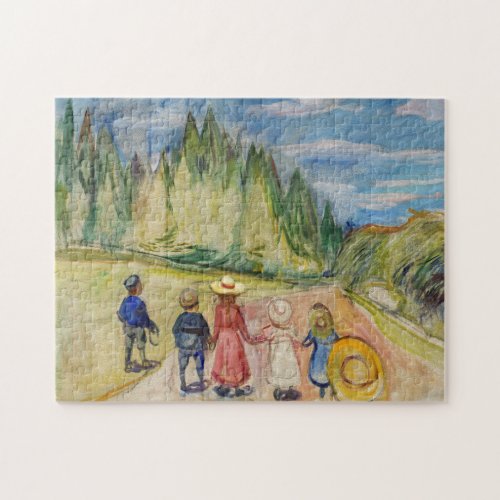 Edvard Munch _ The Fairytale Forest Jigsaw Puzzle