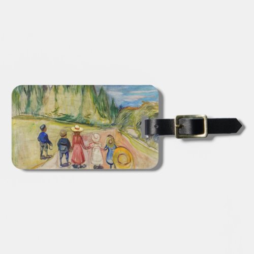 Edvard Munch _ The Fairytale Forest Luggage Tag
