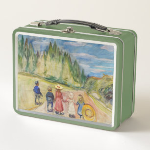 Edvard Munch - The Fairytale Forest Metal Lunch Box