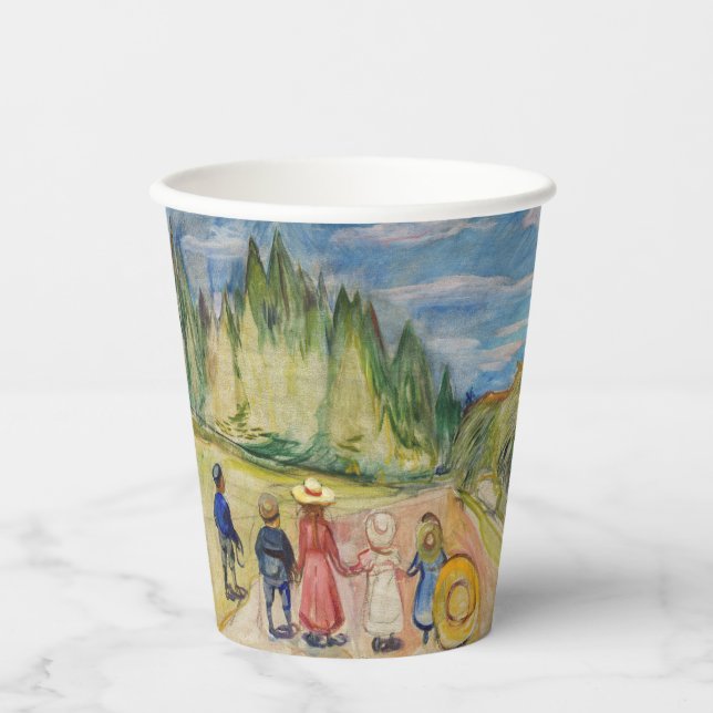 Edvard Munch - The Fairytale Forest Paper Cups (Front)