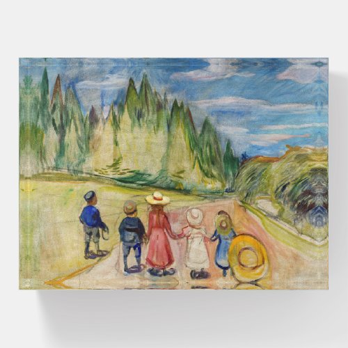 Edvard Munch _ The Fairytale Forest Paperweight