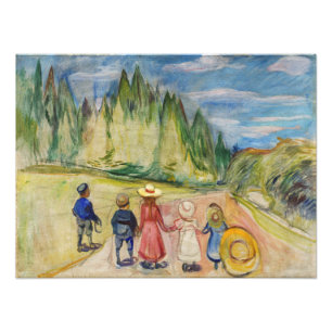 Edvard Munch - The Fairytale Forest Photo Print