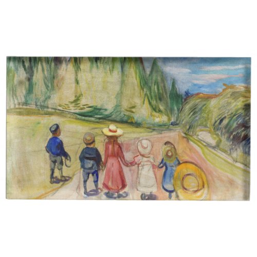 Edvard Munch _ The Fairytale Forest Place Card Holder