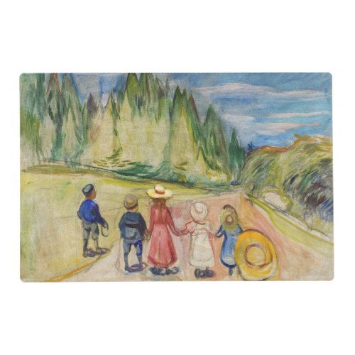 Edvard Munch _ The Fairytale Forest Placemat