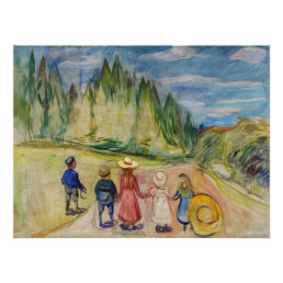 Edvard Munch - The Fairytale Forest Poster