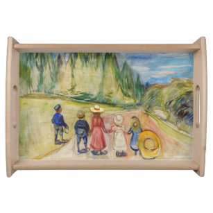 Edvard Munch - The Fairytale Forest Serving Tray