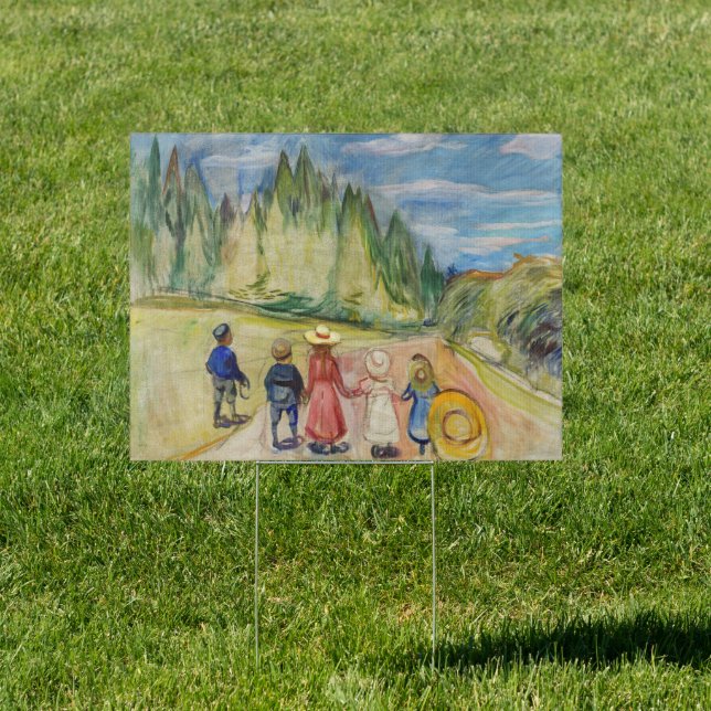 Edvard Munch - The Fairytale Forest Sign (Insitu)