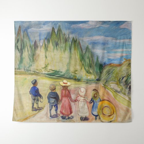 Edvard Munch _ The Fairytale Forest Tapestry