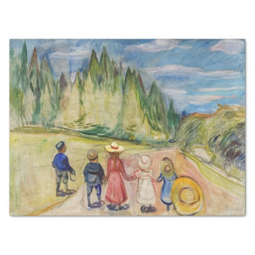 Edvard Munch _ The Fairytale Forest Tissue Paper