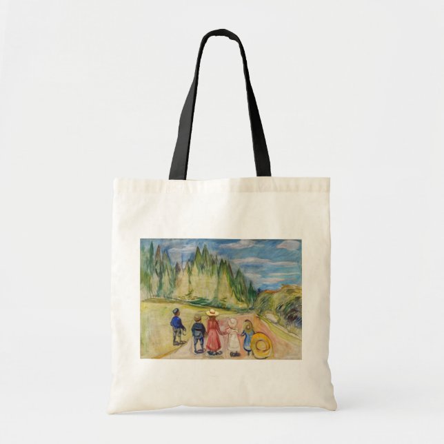 Edvard Munch - The Fairytale Forest Tote Bag (Front)