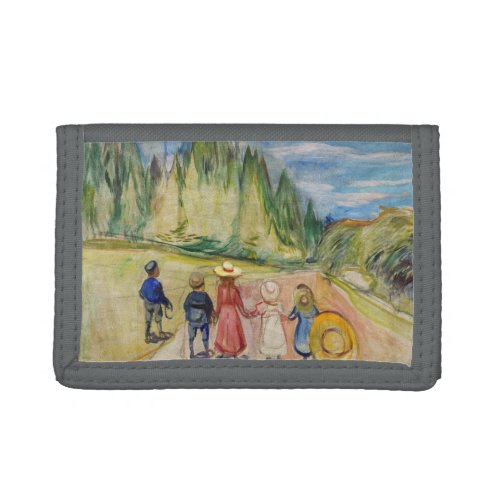 Edvard Munch _ The Fairytale Forest Trifold Wallet
