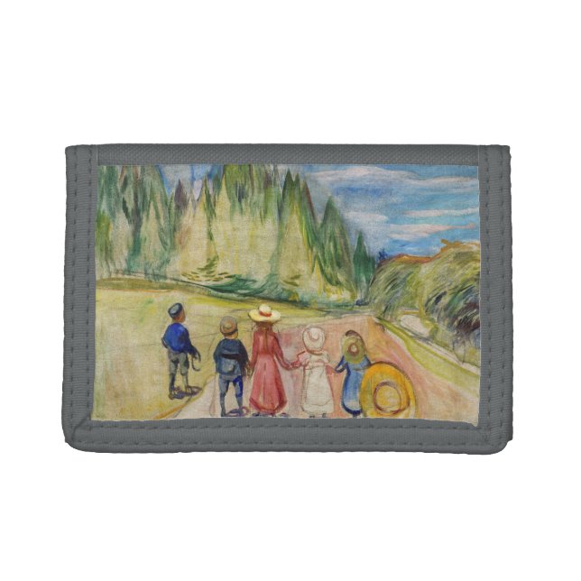 Edvard Munch - The Fairytale Forest Trifold Wallet (Front)