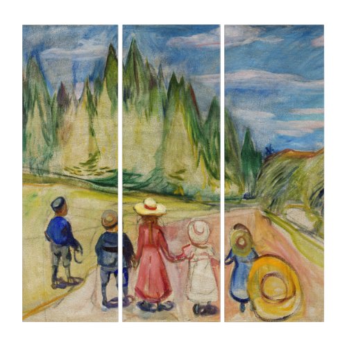 Edvard Munch _ The Fairytale Forest Triptych