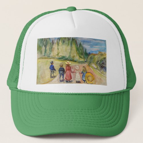 Edvard Munch _ The Fairytale Forest Trucker Hat