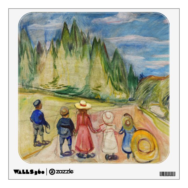 Edvard Munch - The Fairytale Forest Wall Decal (Front)