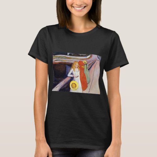 Edvard Munch _ The Girls on the Bridge 1901 T_Shirt