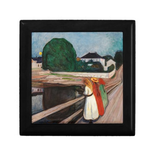 Edvard Munch _ The Girls on the Bridge Gift Box