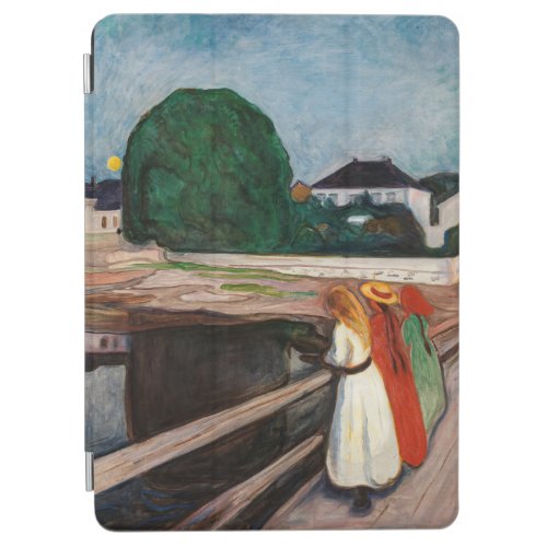 Edvard Munch _ The Girls on the Bridge iPad Air Cover