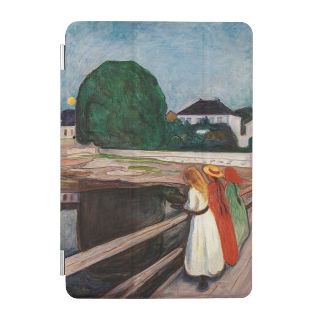 Edvard Munch - The Girls on the Bridge iPad Mini Cover (Front)