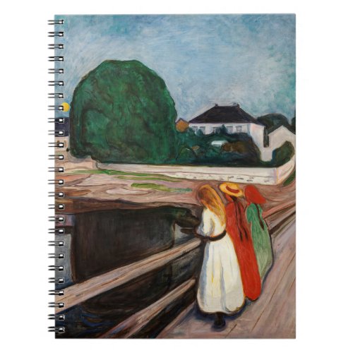 Edvard Munch _ The Girls on the Bridge Notebook